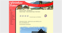 Desktop Screenshot of ferienhaus.goisern.cc