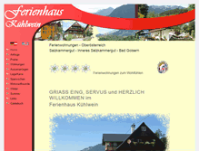 Tablet Screenshot of ferienhaus.goisern.cc